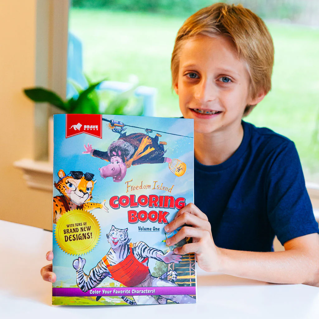 Freedom Island Crayon and Coloring Book Duo - Image 4